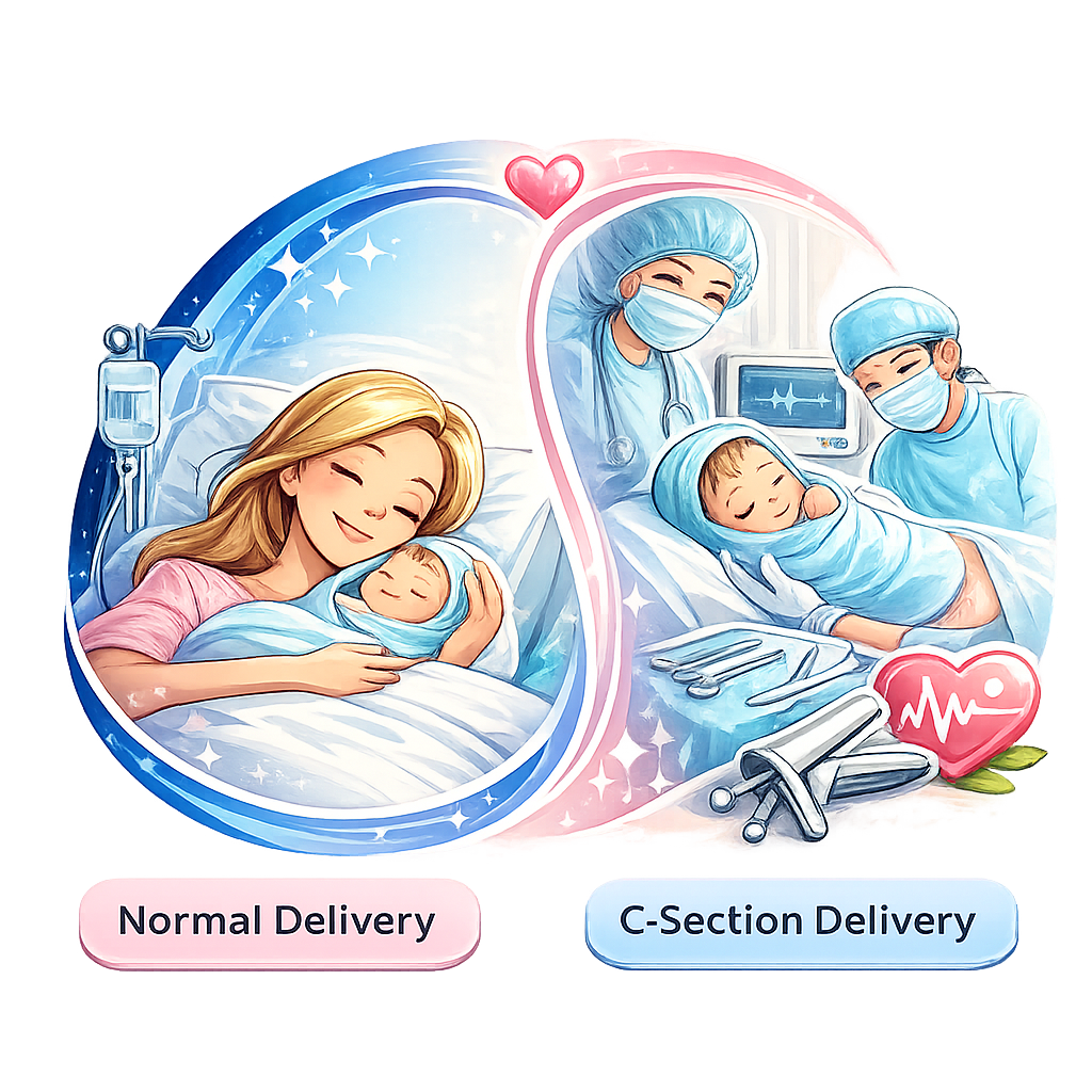 Normal & C-Section Delivery